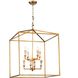 Southern Living Cape Ceiling Lantern Ceiling Light in Antique Gold Leaf