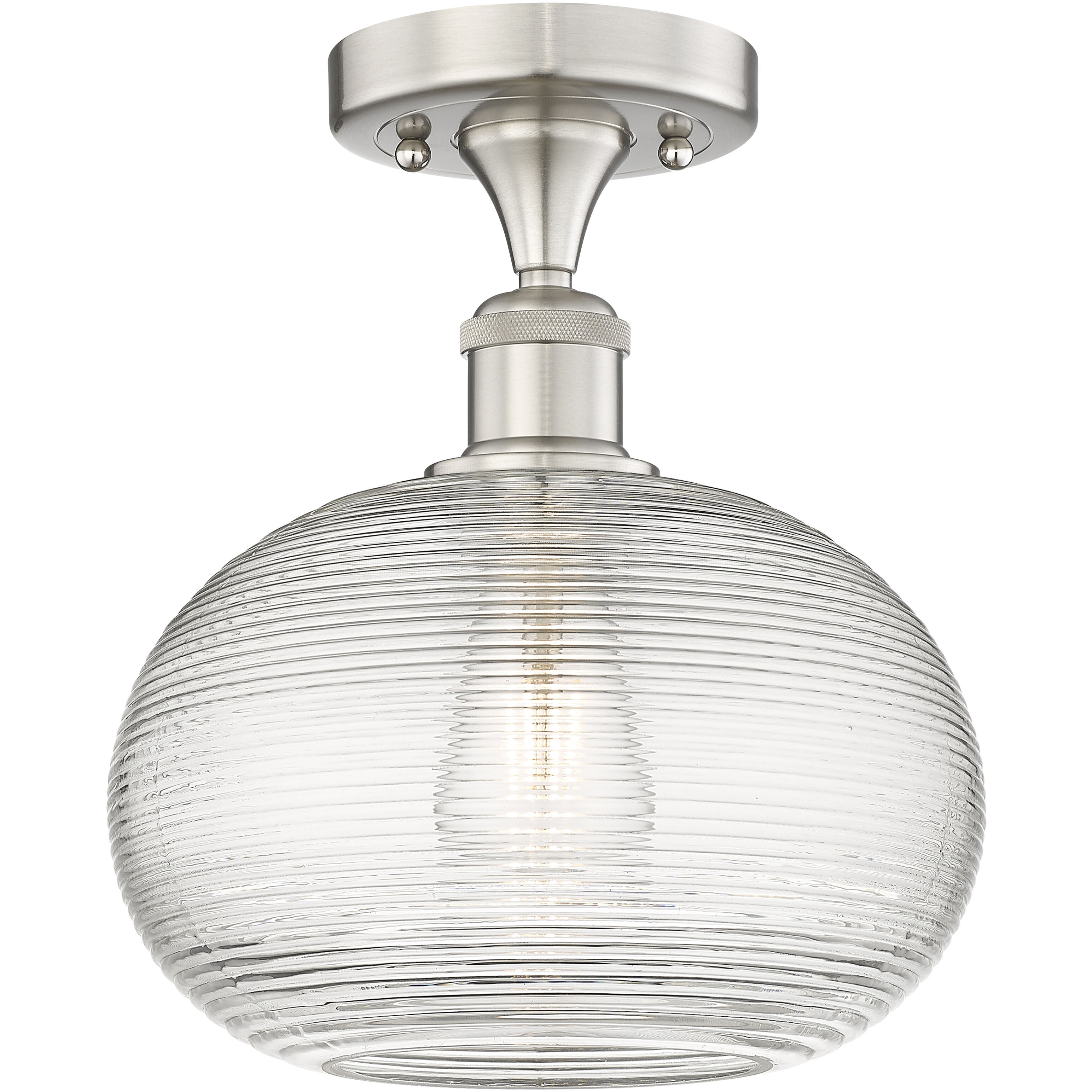 Edison Ithaca 1 Light 10.00 inch Semi-Flush Mount