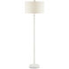 Gallo 64 inch 150.00 watt Antique White Floor Lamp Portable Light