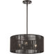 Acordia 3 Light 18 inch English Bronze Pendant Chandelier Ceiling Light
