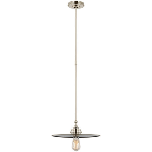 Chapman & Myers Parkington LED 14 inch Polished Nickel Pendant Ceiling Light