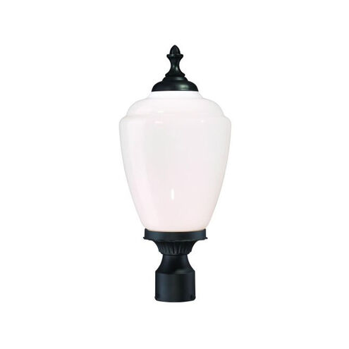 Acorn 1 Light 20 inch Matte Black Exterior Post Mount Light