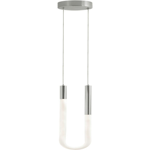Adel LED 4 inch Satin Nickel Pendant Ceiling Light