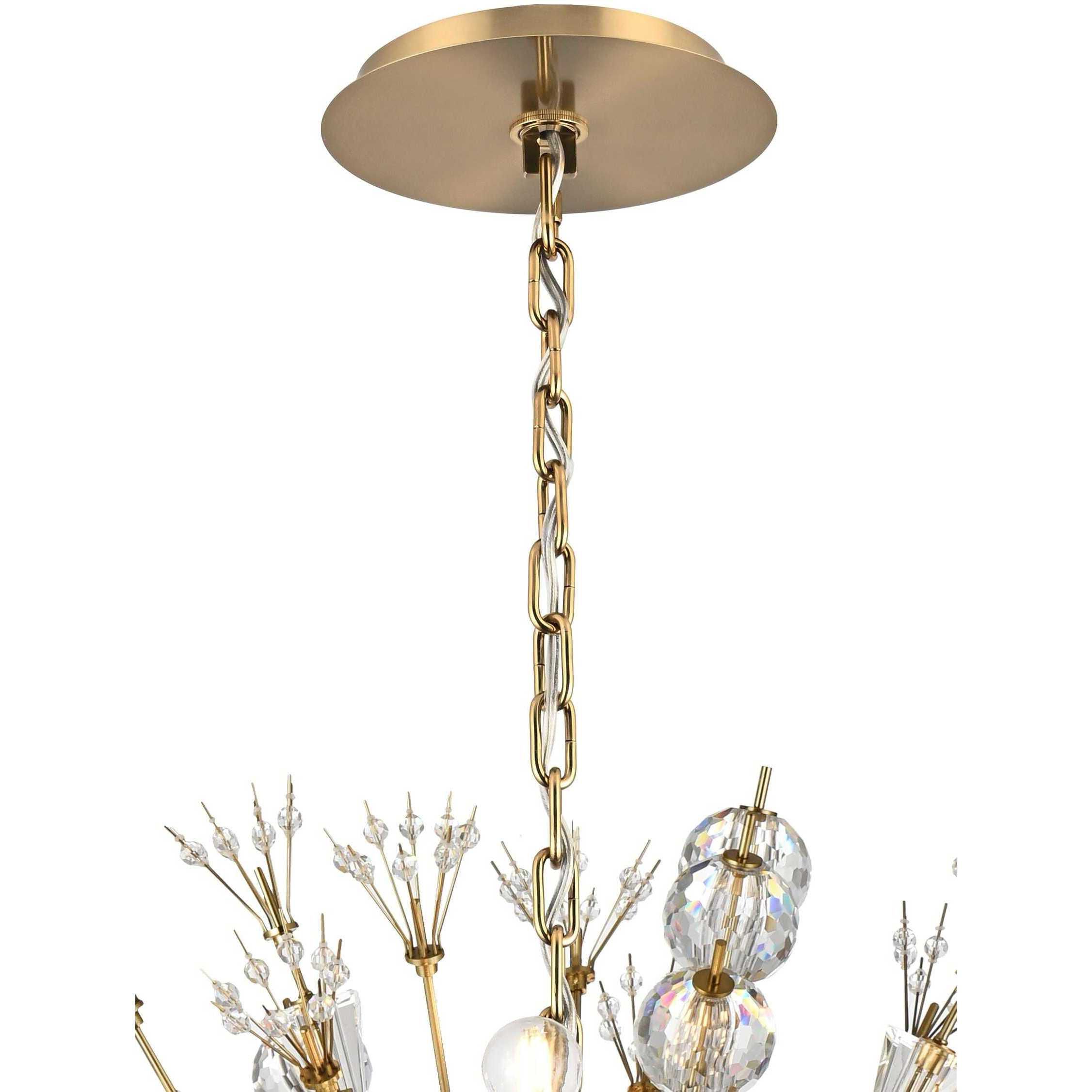 Vera 24 Light 38 inch Gold Pendant Ceiling Light