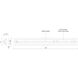 Lighthouse LED 38 inch Chrome Bath Vanity Light Wall Light