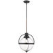 Kassian 1 Light 13 inch Oil-Rubbed Bronze Pendant Ceiling Light in Oil Rubbed Bronze