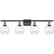 Ballston Small Waverly LED 36 inch Black Antique Brass Bath Vanity Light Wall Light, Ballston