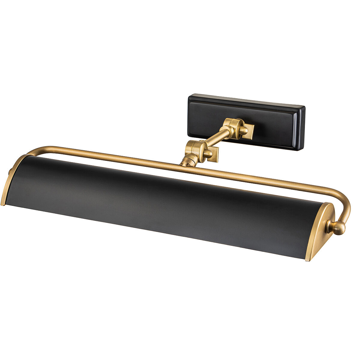 Winchfield 80 watt 17.5 inch Aged Brass and Matte Black Picture Light Wall Light