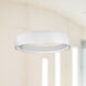 Halo Pendant Ceiling Light in White