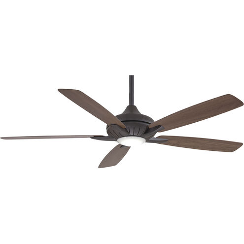 Dyno XL 60 inch Oil Rubbed Bronze with Medium Maple/Dark Walnut Blades Ceiling Fan