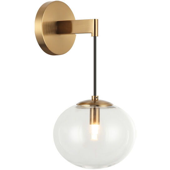 Bulbus LED 6.88 inch Aged Gold Brass Wall Sconce Wall Light