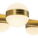Selene 48 inch Brushed Gold Linear Pendant Ceiling Light