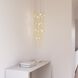Constellation Aries LED 11.5 inch Satin Brass Pendant Ceiling Light in 3000K, White Optical Acrylic, 10 FT. Cord