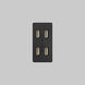 Outlet 5 Black Module, USB