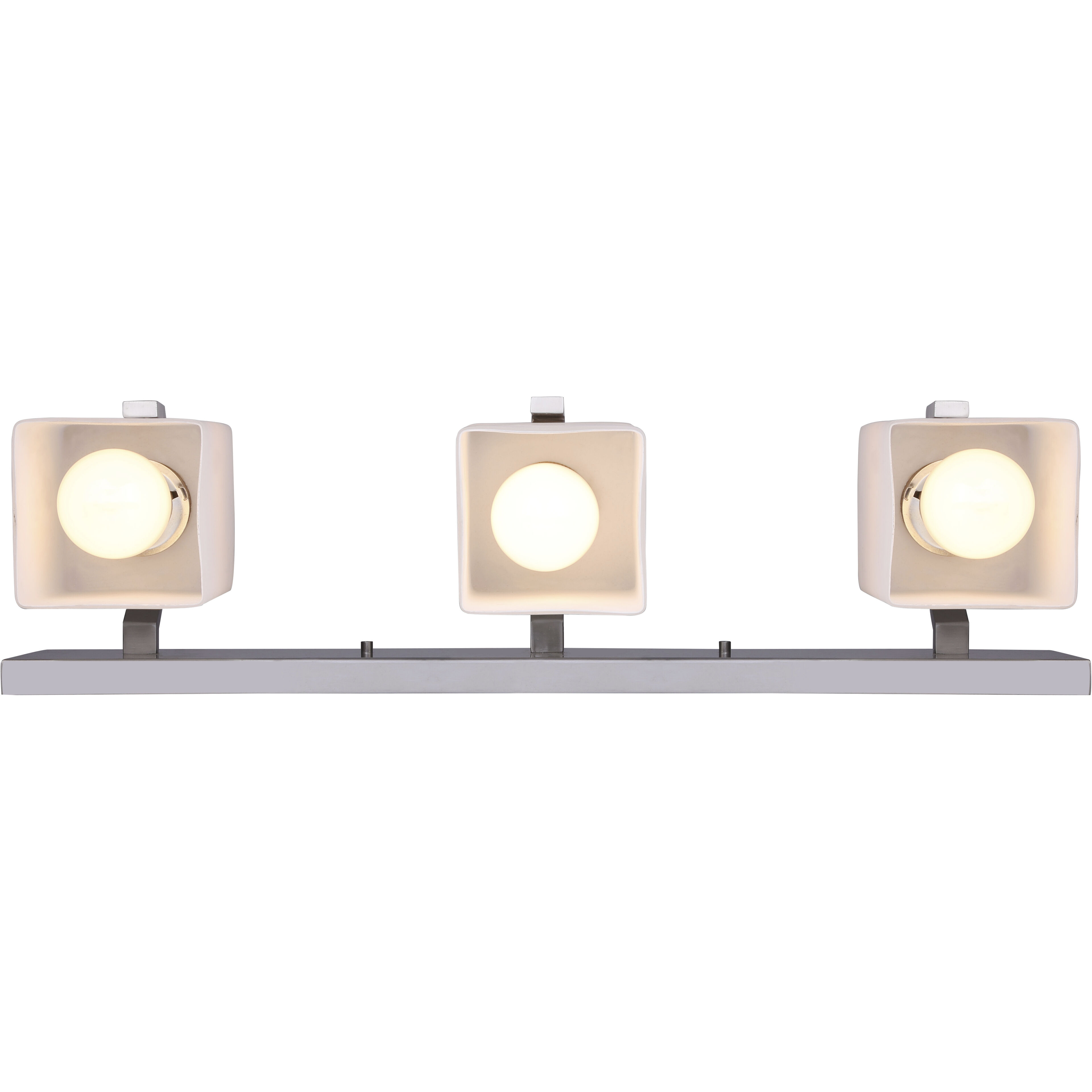 Madison 3 Light 24 inch Brushed Nickel Vanity Light Wall Light
