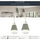 Etcher 2 Light Heritage Green and Champagne Bronze Pendant Ceiling Light