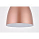 Aiken 1 Light 5.5 inch Honey Gold Pendant Ceiling Light