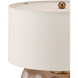 Weststrand 20.25 inch 100 watt Gray/Dark Gray/Brown/Light Antique Brass Table Lamp Portable Light