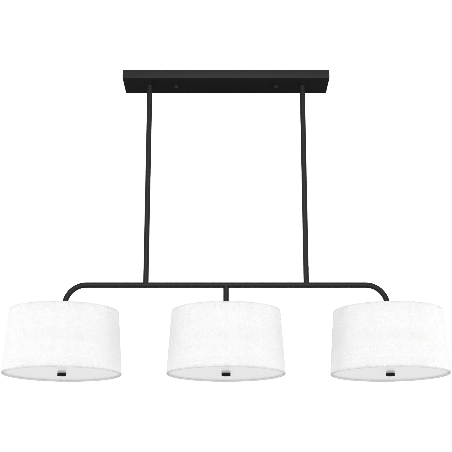 Black iron linear chandelier shop