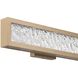 Courtney LED 18 inch Champagne Gold Vanity Light Wall Light
