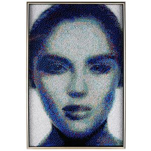 Tony Fey's Captivating Gaze 71.75 X 48.5 inch Painting