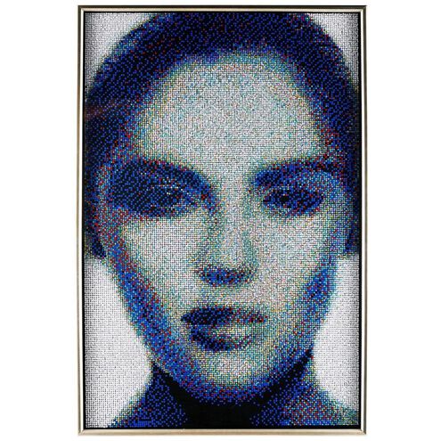 Tony Fey's Captivating Gaze 71.75 X 48.5 inch Painting