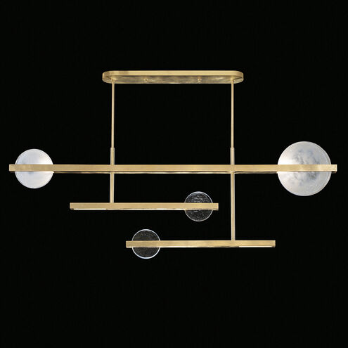 Selene 8 Light 66.5 inch Gold Pendant Ceiling Light