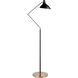AERIN Charlton 51 inch 60.00 watt Black and Brass Floor Lamp Portable Light