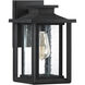 Wakefield 1 Light 11 inch Earth Black Outdoor Wall Lantern