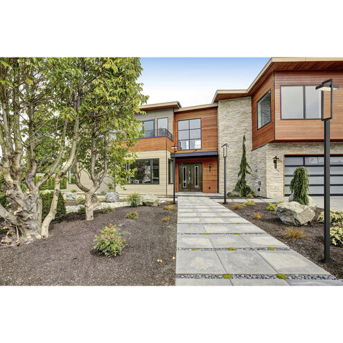 Luttrel LED 123 inch Black Outdoor Post Mounted Fixture