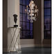 Wildwood 8 Light 28 inch Clear/Silver Leaf Chandelier Ceiling Light