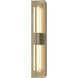 Double Axis LED 4.6 inch Soft Gold ADA Sconce Wall Light, Small
