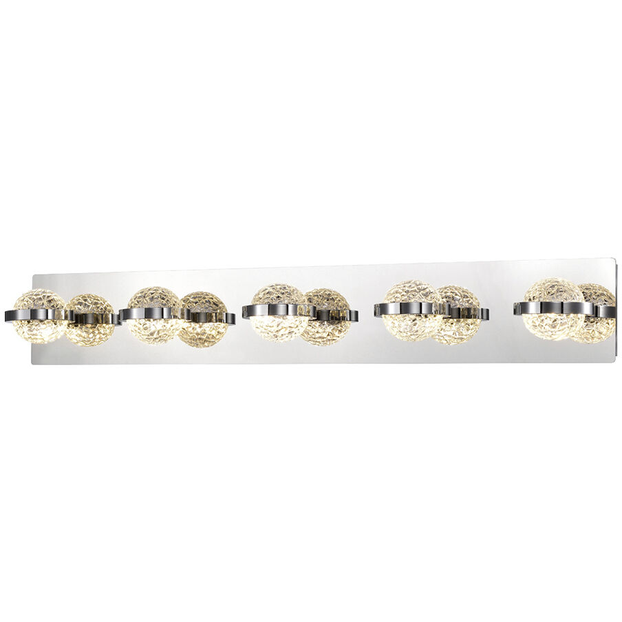 Ryder LED 32.75 inch Black Vanity Light Wall Light