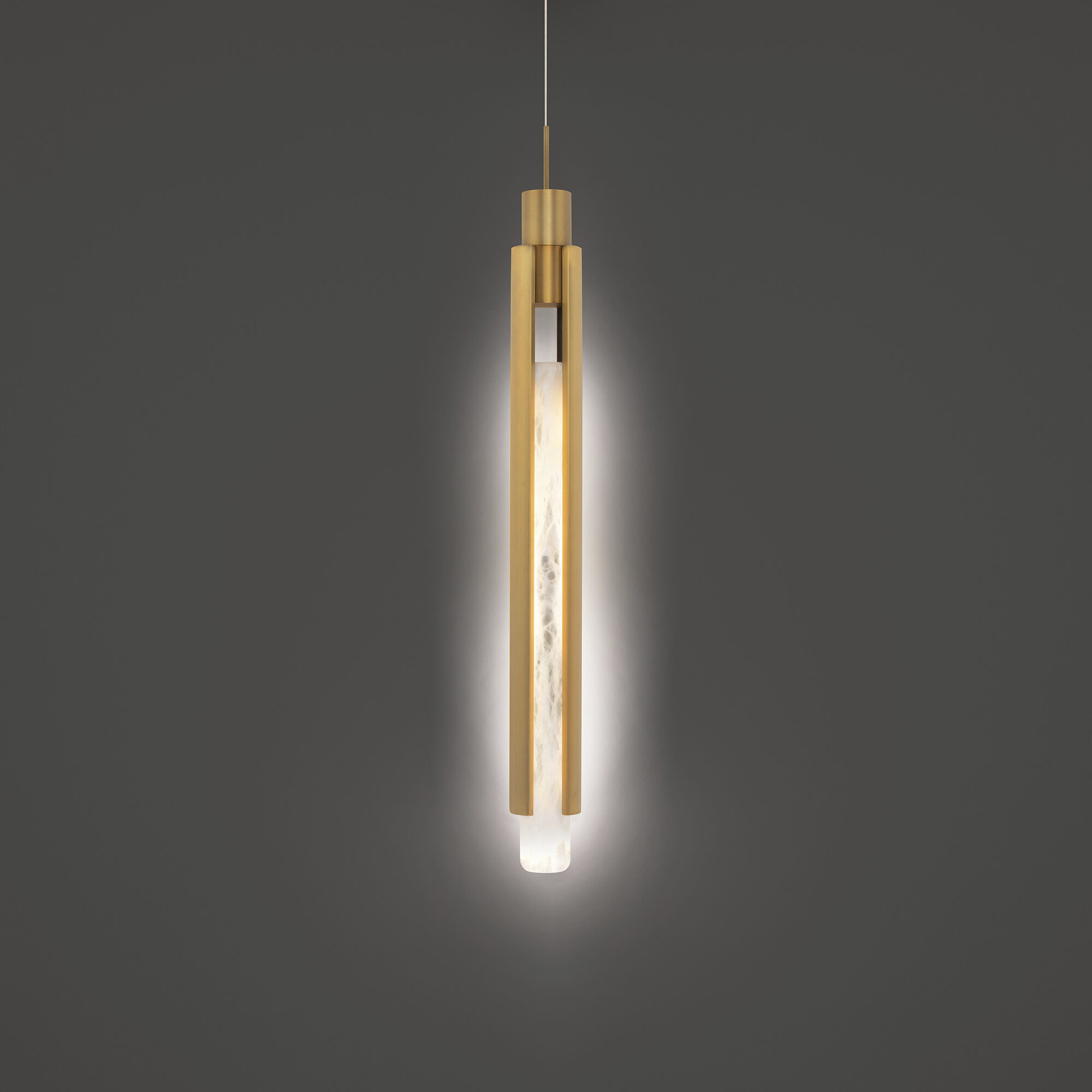 Saber 1 Light 3 inch Aged Brass Mini Pendant Ceiling Light