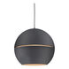 Lucas 1 Light 24 inch Black Pendant Ceiling Light