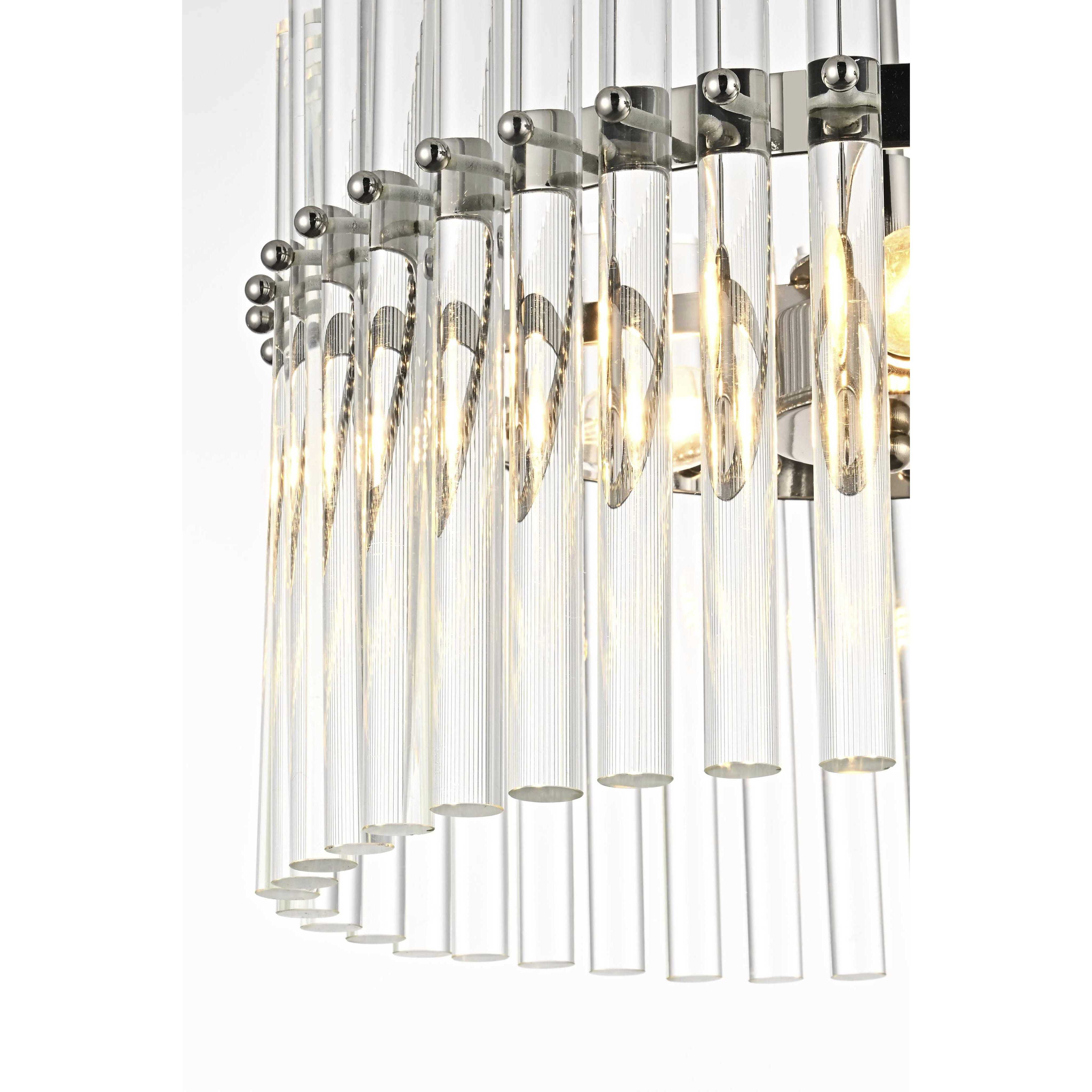 Paulina 3 Light 16 inch Polished Nickel Chandelier Ceiling Light