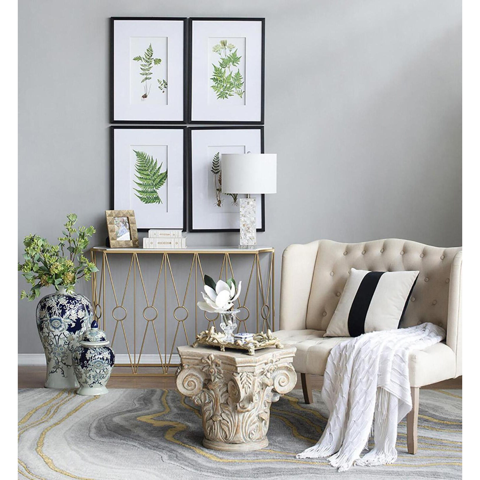 Anita Black/White Wall Art