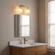 HABLE Serafina 2 Light 16 inch Burnished Brass Bath Vanity Wall Light