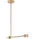 Brees 1 Light 27 inch Brass Pendant Ceiling Light