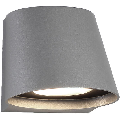 Mod LED 5.25 inch Graphite Outdoor Wall Light, dweLED