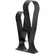 Zaha Matte Black Bookcase