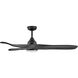 Swell Illuminated 56 inch Matte Black Fan