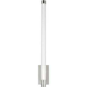 Kelly Wearstler Phobos LED Polished Nickel ADA Wall Sconce Wall Light, Integrated LED