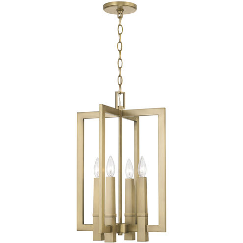 Blake 4 Light 14 inch Aged Brass Foyer Ceiling Light