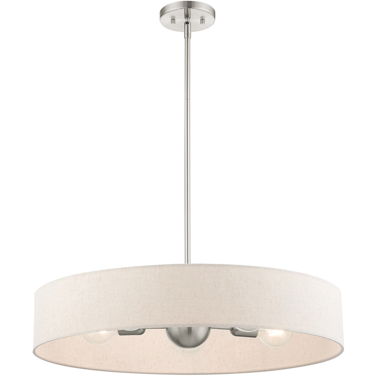 Venlo 5 Light 26 inch Brushed Nickel Pendant Ceiling Light