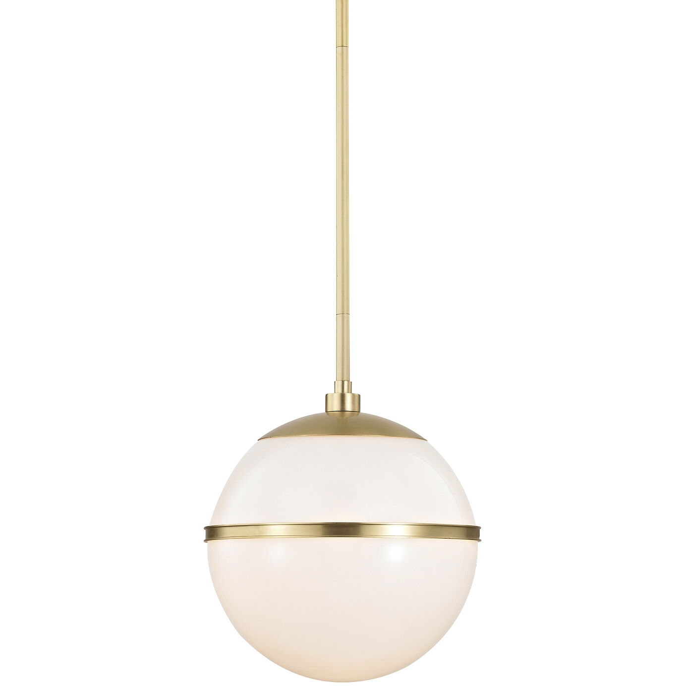 Truax 1 Light 12 inch Aged Brass Mini Pendant Ceiling Light