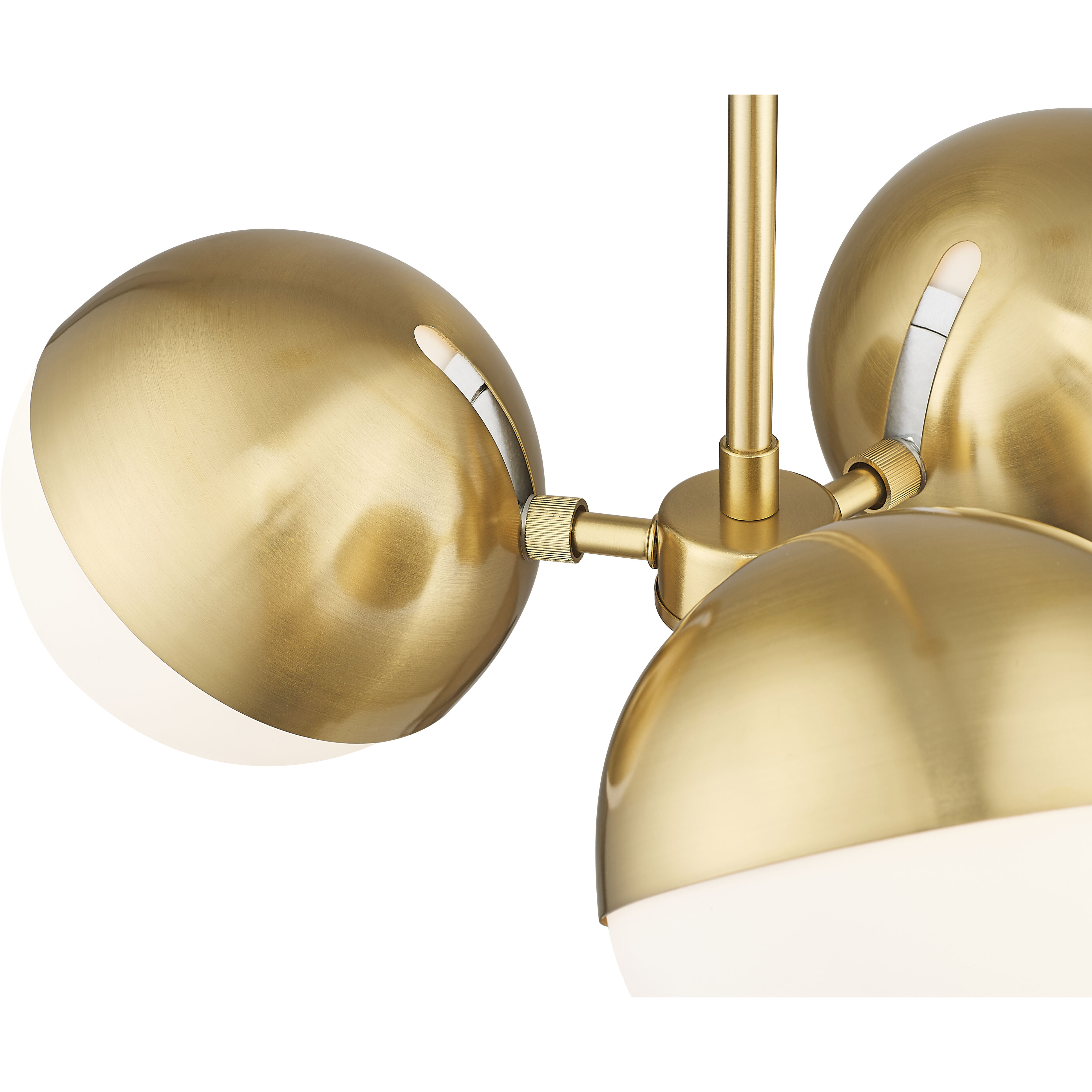 Realm Sphere 3 Light 17.25 inch Modern Gold Chandelier Ceiling Light