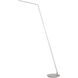 Miter 55.5 inch 11 watt Brushed Nickel Floor Lamp Portable Light