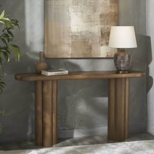 Ramona 60 inch Light Brown Console Table