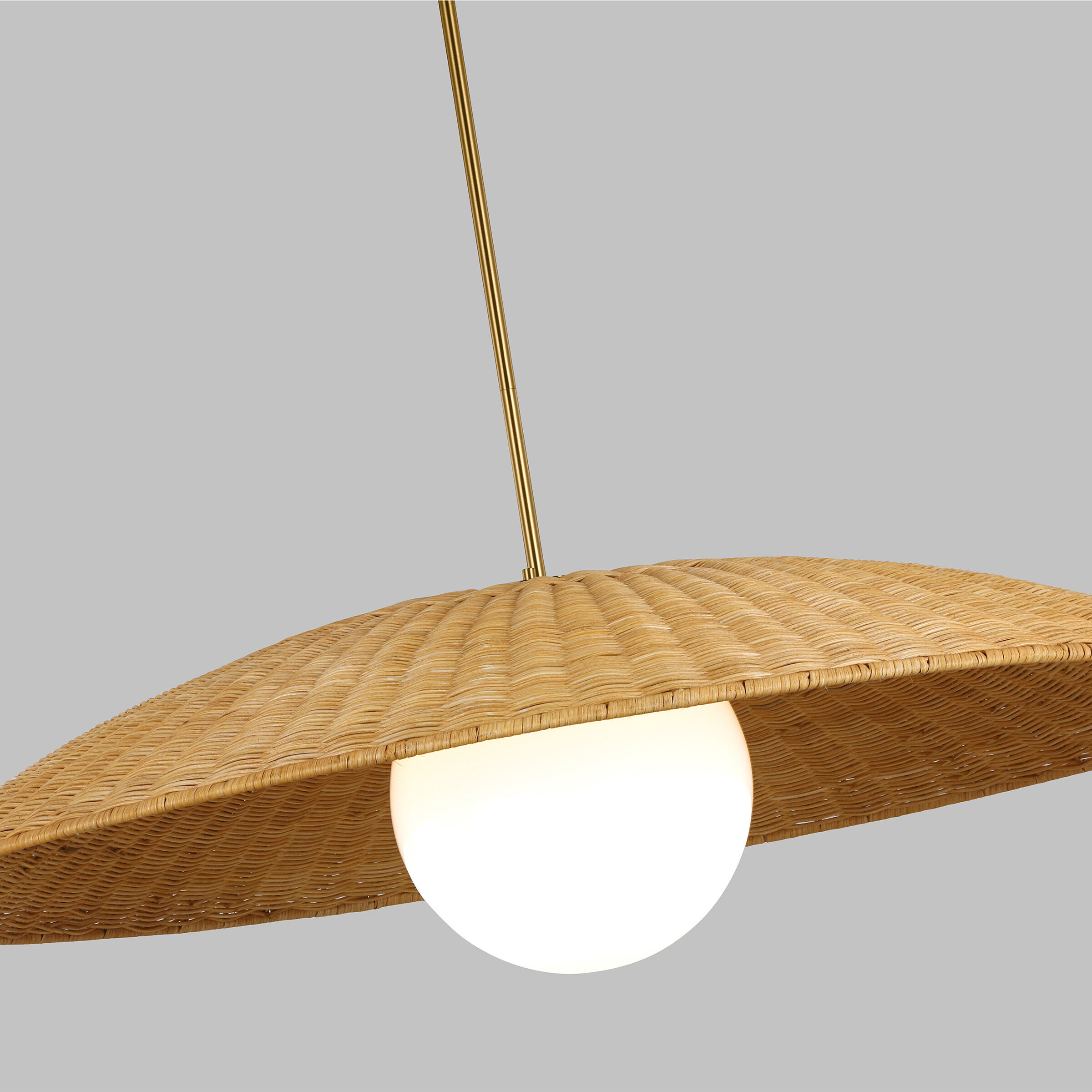 kate spade new york Mari 1 Light 40 inch Burnished Brass Pendant Ceiling Light